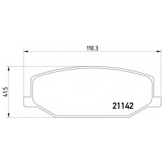 Колодки тормозные  (пр-во SAMKO) SUZUKI