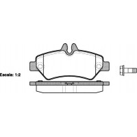Комплект тормозных колодок, дисковый тормоз  ROADHOUSE