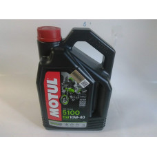 Масло моторное 10W40 4T 5100 Technosynthese MOTO (пр-во MOTUL) 4L, 14179, 104068