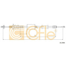 Трос, управление сцеплением (пр-во  COFLE) RENAULT 29