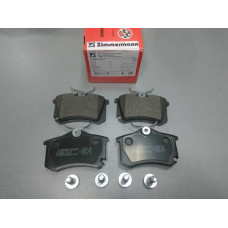 Комплект тормозных колодок, дисковый тормоз задний 05P294, 1J0698451J (пр-во ZIMMERMANN) Skoda Octavia A5