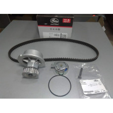 Комплект ГРМ с водяным насосом (GATES) LANOS, AVEO 1.5i
