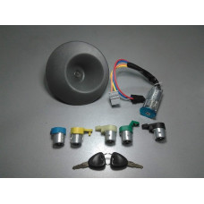 Замок зажигания, личинка двери, крышка топливного бака, комплект, FAST, Renault Kangoo, Nissan Kubistar, 1997-2007