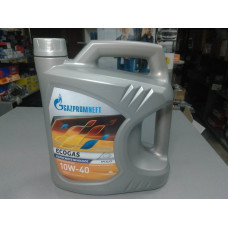 Масло моторное, полусинтетика, 10W40, Gazpromneft, Ecogas, SL/CF, ACEA, A3/B3, 4L