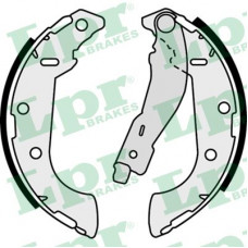 Колодки тормозные задние, барабанные, LPR, PEUGEOT, 306, 405