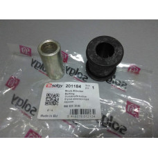 Втулка амортизатора заднего нижняя + втулка d=14, SOLGY, Mercedes Sprinter, VW LT 96-