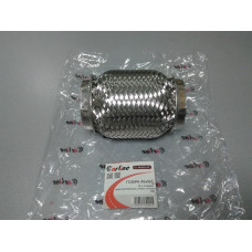 Гофра глушителя, 3-х слойная, нержавейка, CarLine, 45*100