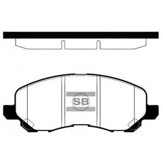 Колодки тормозные передние, HI-Q, SP1360, MITSUBISHI LANCER 9 1.5 16V, 1.8 16V PETROL 08- SP1360 552 р.