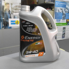Масло моторное, синетика, G-Energy, 5W40, SL/CF, ACEA A3/B3, Synthetic Active, 5L.