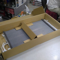 Радиатор кондиционера с ресивером (пр-во LUZAR) Optima 2.0, 2.4 11-, Sonata 10- АКПП, МКПП