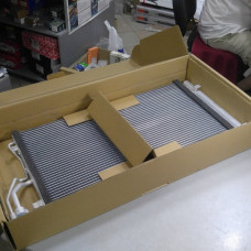 Радиатор кондиционера с ресивером (пр-во LUZAR) Optima 2.0, 2.4 11-, Sonata 10- АКПП, МКПП