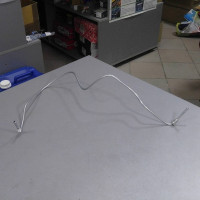 Трубка тормозная передняя левая без ABS (Харьков) LANOS