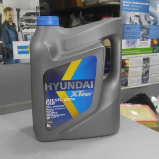 Масло моторное 5W30, 5L (HYUNDAI) синт диз Diesel Ultra SN/CF Xteer HYUNDAI 1051222 1 021 р.