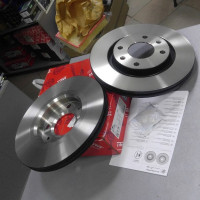 Тормозной диск передний вентилируемый CITROEN C3, C4, PEUGEOT 207 (TRW)