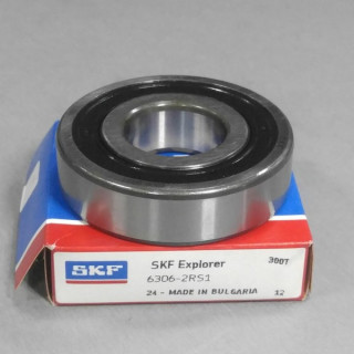 Подшипник полуоси 6306-2RS1 (пр-во SKF) ВАЗ 2101, 2102, 2103, 2104, 2105, 2106, 2107