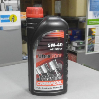 Масло моторное синтетика, 5W40, 1L (пр-во CHEMPIOIL) Chempioil Ultra XTT SN/CF, ACEA A3/B4 CH1111750001VO 115 р.