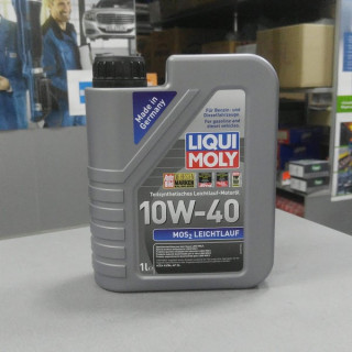 Масло моторное полусинтетика c молибденом MOS2 LEICHTLAUF SAE 10W40 (пр-во LIQUI MOLY) 1L.