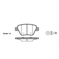 Комплект тормозных колодок, дисковый тормоз  REMSA