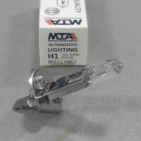 Лампа автомобильная H1 12V 100W P14.5S (ближняя, дальняя, противотуманная) MTA