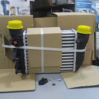 Радиатор интеркулера (пр-во NRF) Audi A4 1,8