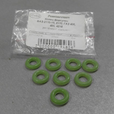 Кольцо уплотнительное форсунок Ваз 2110, ГАЗ 406 комплект 8шт силикон ПТП Кольцо уплотнительное форсунок Ваз 2110, ГАЗ 406 комплект 8шт силикон ПТП