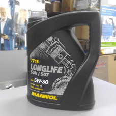 Масло моторное синтетическое (5л) O.E.M. FOR VW AUDI SKODA 5W30 (допуск 504.00, 507.00)