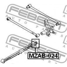 Втулка задняя задней продольной тяги FEBEST Mazda 626