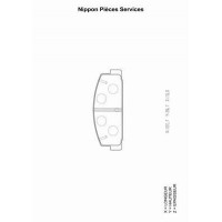 Тормозные колодоки, дисковый тормоз Sangsin MAZDA 6