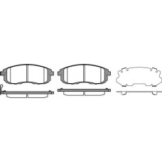 Колодки тормозные дисковые, к-кт. ROADHOUSE