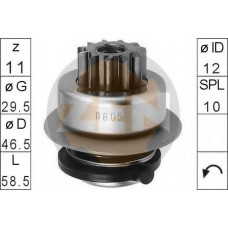 Бендикс (привод с механизмом свободного хода) стартер ZEN