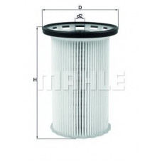 Топливный фильтр MAHLE FILTER Фильтр-патрон Наружный диаметр: 93 мм Внутренний диаметр: 9,5
