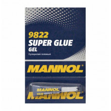 Суперклей гелевый (пр-во MANNOL) Super Glue Gel  3 г