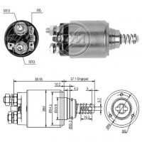 Втягивающее реле стартера Krauf