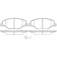 Комплект тормозных колодок, дисковый тормоз передн.REMSA POLO 