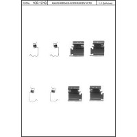 Р/к дискових гальм. колодок задн. QUICKBRAKE Sprinter 06>/Crafter