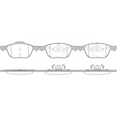 Колодки тормозные передние (пр-во REMSA) Ford Focus 