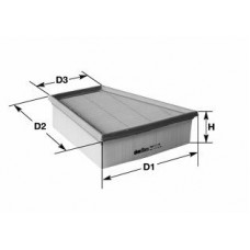 Фильтр воздушный (пр-во CLEAN FILTERS) RENAULT KANGOO 1.5 dCI 08-