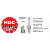 Свеча зажигания (NGK) 7956, BKR5EK