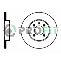 Диск тормозной A113501075 (FERODO) CHERY AMULET