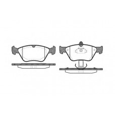 Колодки тормозные передние (пр-во REMSA) Opel Omega B, Vectra A 93-95