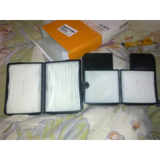 Фильтр салона (компл. 2 шт.) (пр-во Knecht-Mahle)