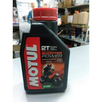 Масло моторное синтетика 2T (MOTUL) SCOOTER POWER 2T (1L) 101265, 105881, 832101