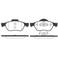 Колодка торм. RENAULT MEGANE II, передн. (пр-во REMSA)