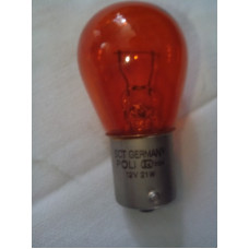Автомобильная лампочка КРАСНАЯ SCT-GERMANY P21W 12V 21W BA15S