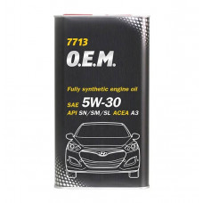 Масло моторное 5W30 MANNOL OEM Hyundai Kia 4L Масло моторное 5W30 MANNOL OEM Hyundai Kia 4L