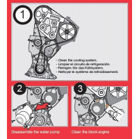 Насос водяной (AIRTEX) SPRINTER 208-416 (cdi) 00-06 