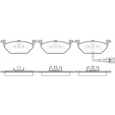 Колодки тормозные передние с датчиком изнаоса (система ATE) (пр-во REMSA) VW Caddy