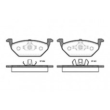 Колодка торм. AUDI A3, SEAT CORDOBA, SKODA, VW передн. (пр-во REMSA)