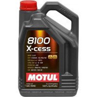 Масло моторное синтетика 5W40 (MOTUL) X-clean 5L, 102051, 854151, 8100