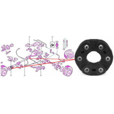 Муфта эластичная омега 2,3-2,4-2,6-3,0 карав.2,0 -92 (Automega)